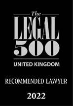 Legal 500 United Kingdom Recommended Lawyer 2022 logo