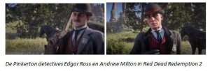 Characters Ross en Milton