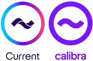 Current vs Calibra logo