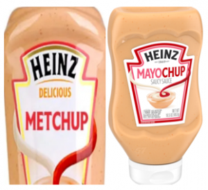 Heinz Metchup en Mayochup