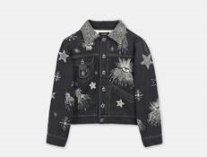 Veste en jean H&M et modèle Eloise Isabel Marant