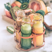 IP in food industry article, image of healthy smoothies