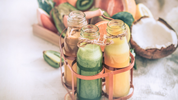 IP in food industry article, image of healthy smoothies