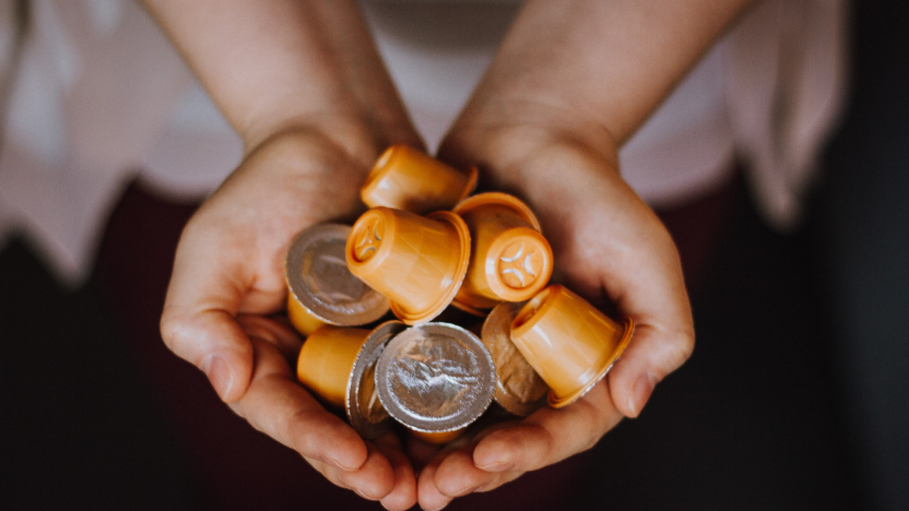 Trademark coffee capsules